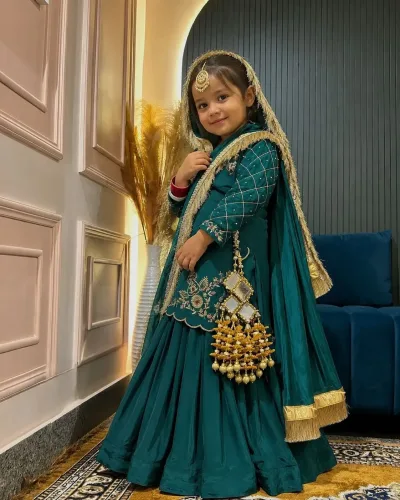 Princess Natural Crepe Silk Lehenga & Dupatta Set